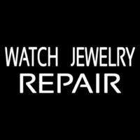 Watch Jewelry Repair Block White Neonreclame