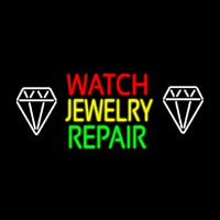 Watch Jewelry Repair With White Logo Neonreclame