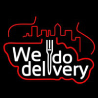We Do Delivery Neonreclame