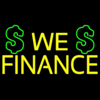 We Finance Dollar Logo Neonreclame