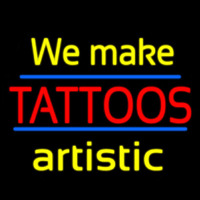 We Make Tattoos Artistic Neonreclame