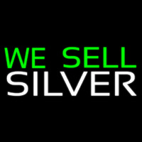 We Sell Silver Neonreclame