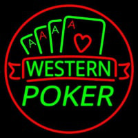 Western Poker 2 Neonreclame