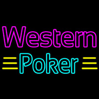 Western Poker 3 Neonreclame