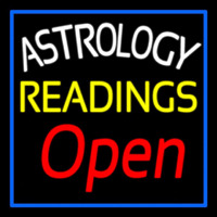 White Astrology Yellow Readings Red Open And Blue Border Neonreclame