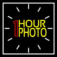 White Border With 1 Hour Photo Neonreclame