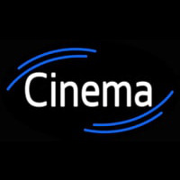 White Cinema Neonreclame