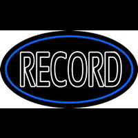 White Colored Records 1 Neonreclame