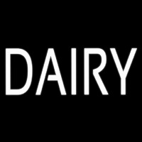 White Dairy Neonreclame