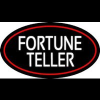 White Fortune Teller Neonreclame