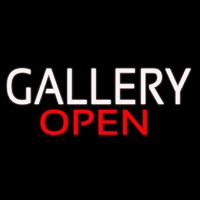 White Gallery Open Neonreclame