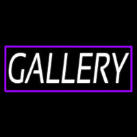 White Gallery With Border Neonreclame