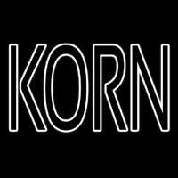 White Korn Neonreclame
