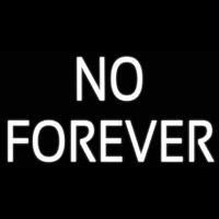 White No Forever Neonreclame
