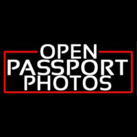 White Open Passport Photos With Red Border Neonreclame