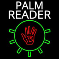 White Palm Reader With Logo Neonreclame
