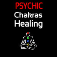 White Psychic Chakras Healing Neonreclame