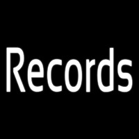 White Records 1 Neonreclame