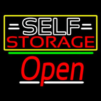 White Self Storage Block With Open 3 Neonreclame