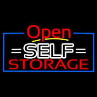White Self Storage Block With Open 4 Neonreclame