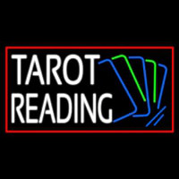 White Tarot Reading With Cards Neonreclame