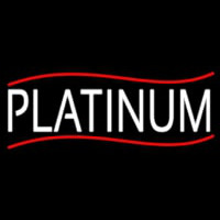 White We Buy Platinum Neonreclame