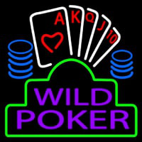 Wild Poker 2 Neonreclame