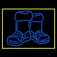 Winter Boots With Border Neonreclame