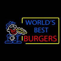 Worlds Best Burgers Neonreclame