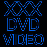 X   Dvd Video Neonreclame