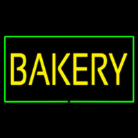 Yellow Bakery Rectangle Green Neonreclame