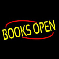 Yellow Books Open Neonreclame