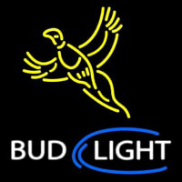 Yellow Busch Light Pheasant Beer Sign Neonreclame