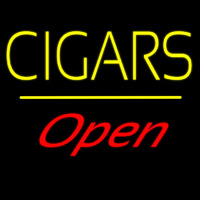 Yellow Cigars Open Line Neonreclame