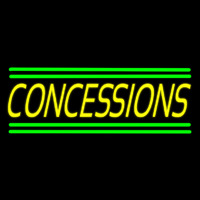 Yellow Concessions Green Line Neonreclame