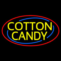 Yellow Cotton Candy Neonreclame