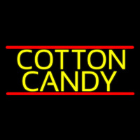 Yellow Cotton Candy Neonreclame