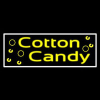 Yellow Cotton Candy Neonreclame