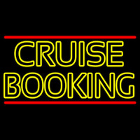 Yellow Cruise Booking Neonreclame