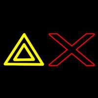 Yellow Delta Red Chi Neonreclame