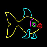 Yellow Fish 1 Neonreclame