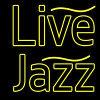 Yellow Live Jazz Neonreclame