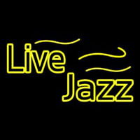 Yellow Live Jazz Neonreclame