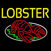 Yellow Lobster Neonreclame
