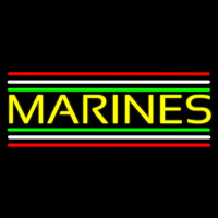 Yellow Marines Neonreclame