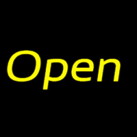 Yellow Open Neonreclame