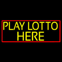 Yellow Play Lotto Here Neonreclame