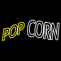 Yellow Pop White Corn Neonreclame