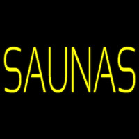 Yellow Saunas Neonreclame