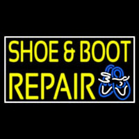 Yellow Shoe And Boot Repair Neonreclame